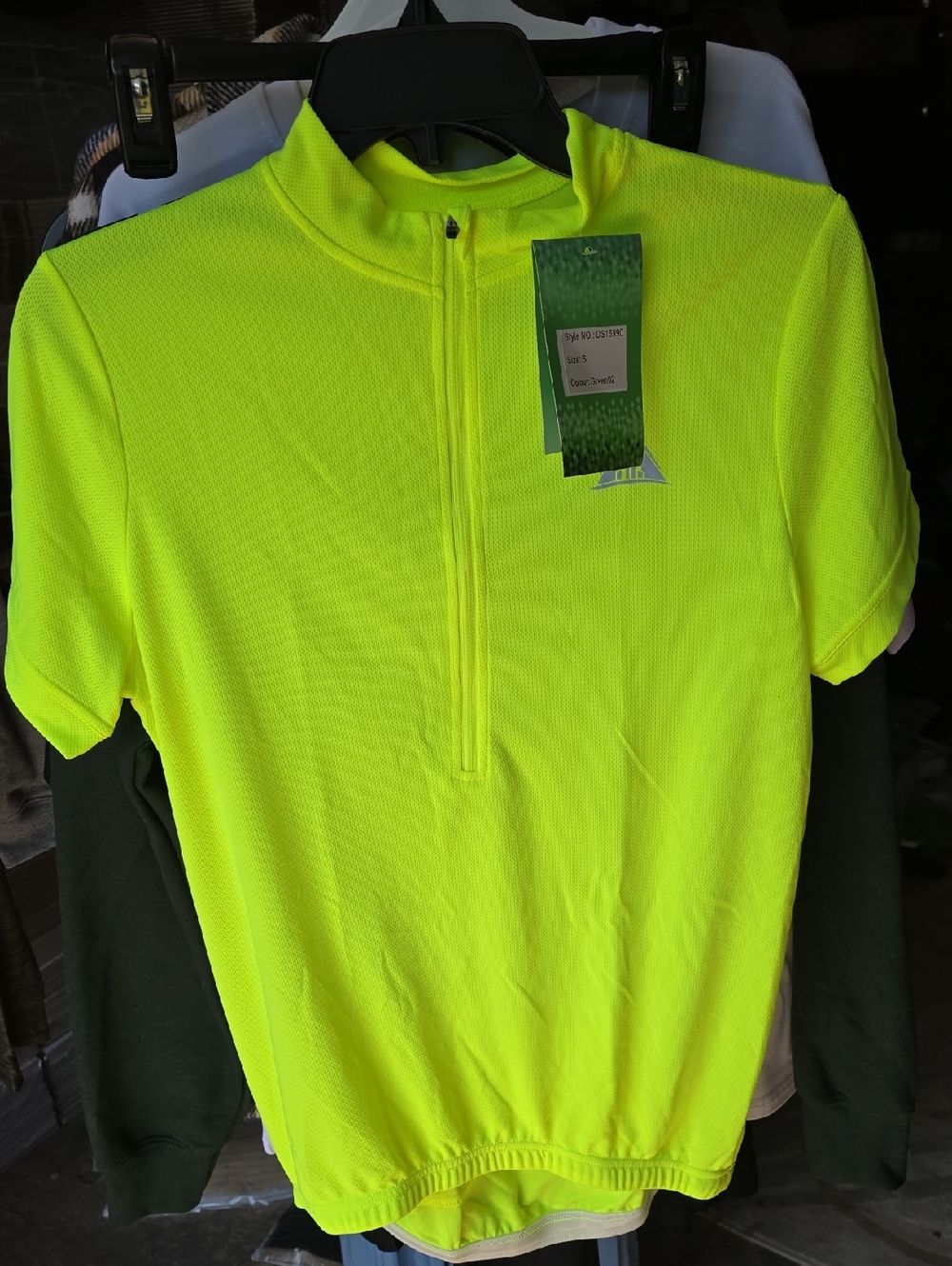 Urban Outdoors High-Vis Neon Yellow Short Sleeve Cycling Jersey